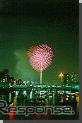 首都高速上での花火の見物は大変危険なのでご遠慮ください