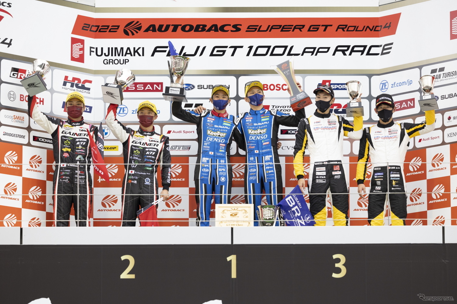 GT300クラス表彰式