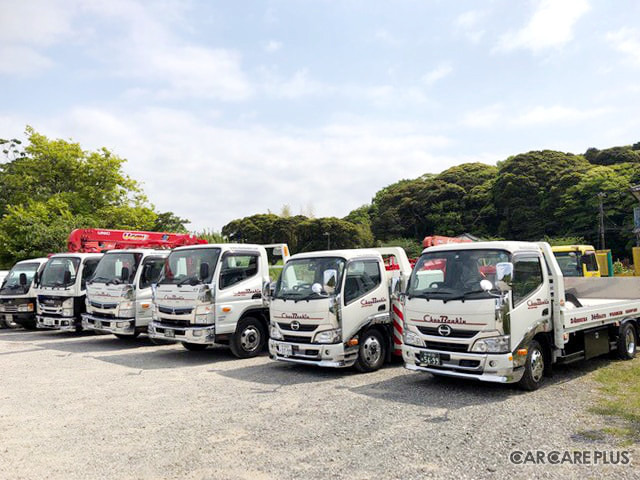 中央鈑金では、ロードサービス専用車両を保有し、24時間365日体制で出動している