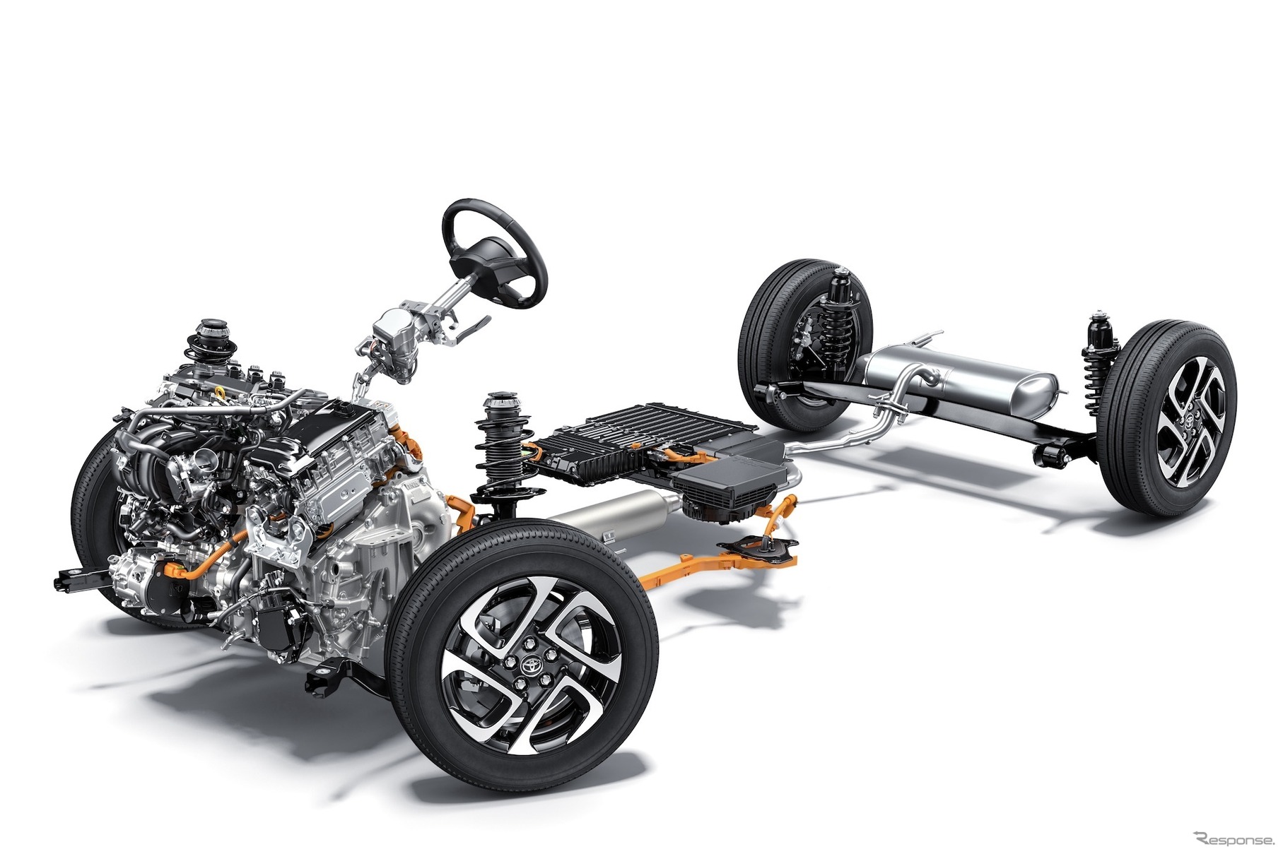 トヨタ・シエンタ：1.5Lダイナミックフォースエンジン（M15A-FXE）＋シリーズパラレルハイブリッド