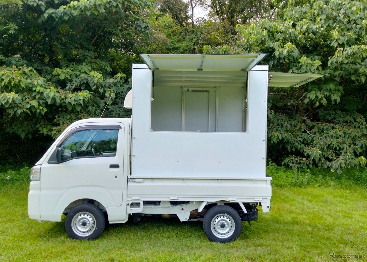 軽トラ専用キッチンカーシェル TwinX 1