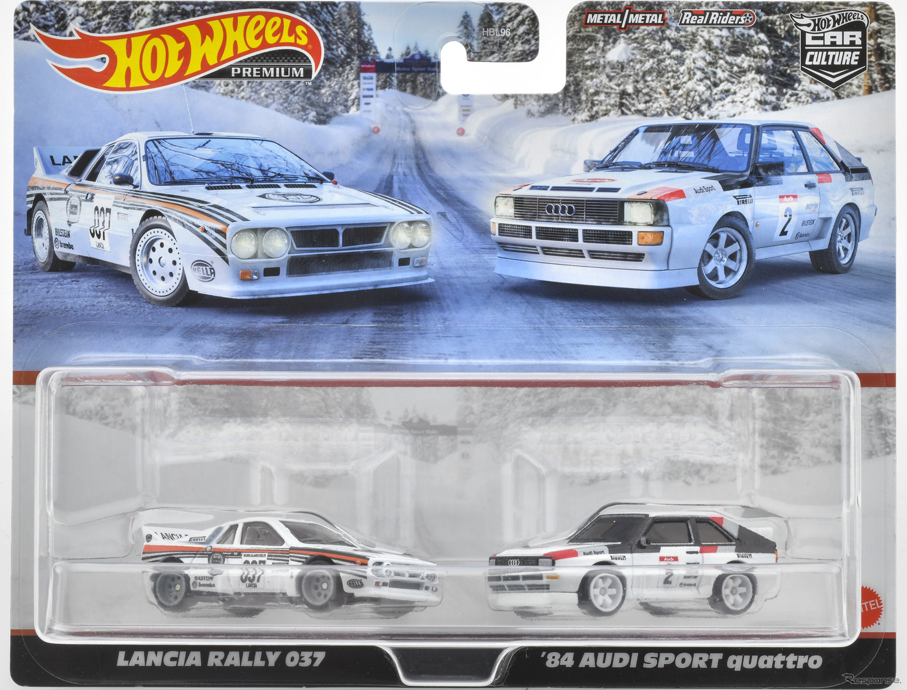ホットウィール プレミアム 2パック ランチア ラリー 037 / '84 アウディ スポーツ クワトロ ( 9月発売予定 )