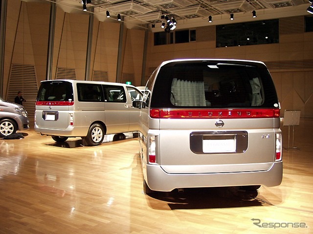【新型日産『エルグランド』発表】聞きました---トヨタ『アルファード』は?