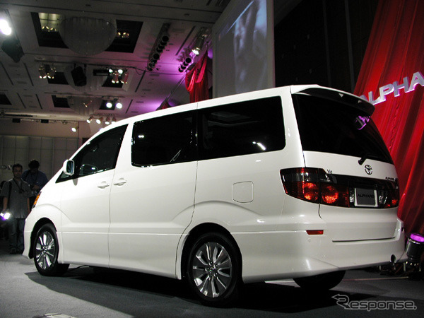 【新型日産『エルグランド』発表】聞きました---トヨタ『アルファード』は?