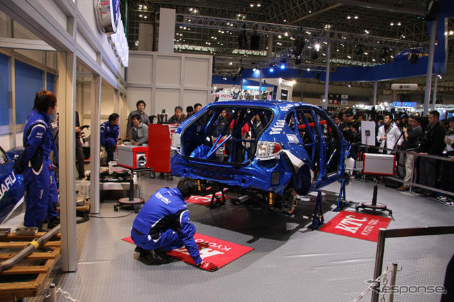 【東京オートサロン09】スバル WRCマシン の作り方
