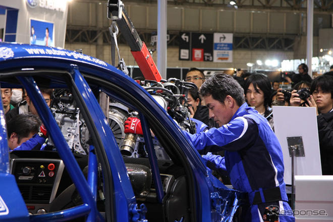 【東京オートサロン09】スバル WRCマシン の作り方