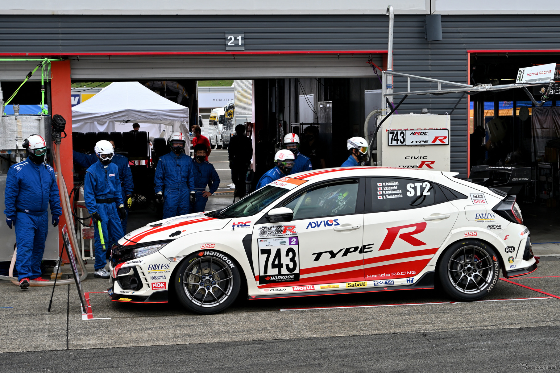 ST-2クラス743号車Honda R&D Challenge FK8