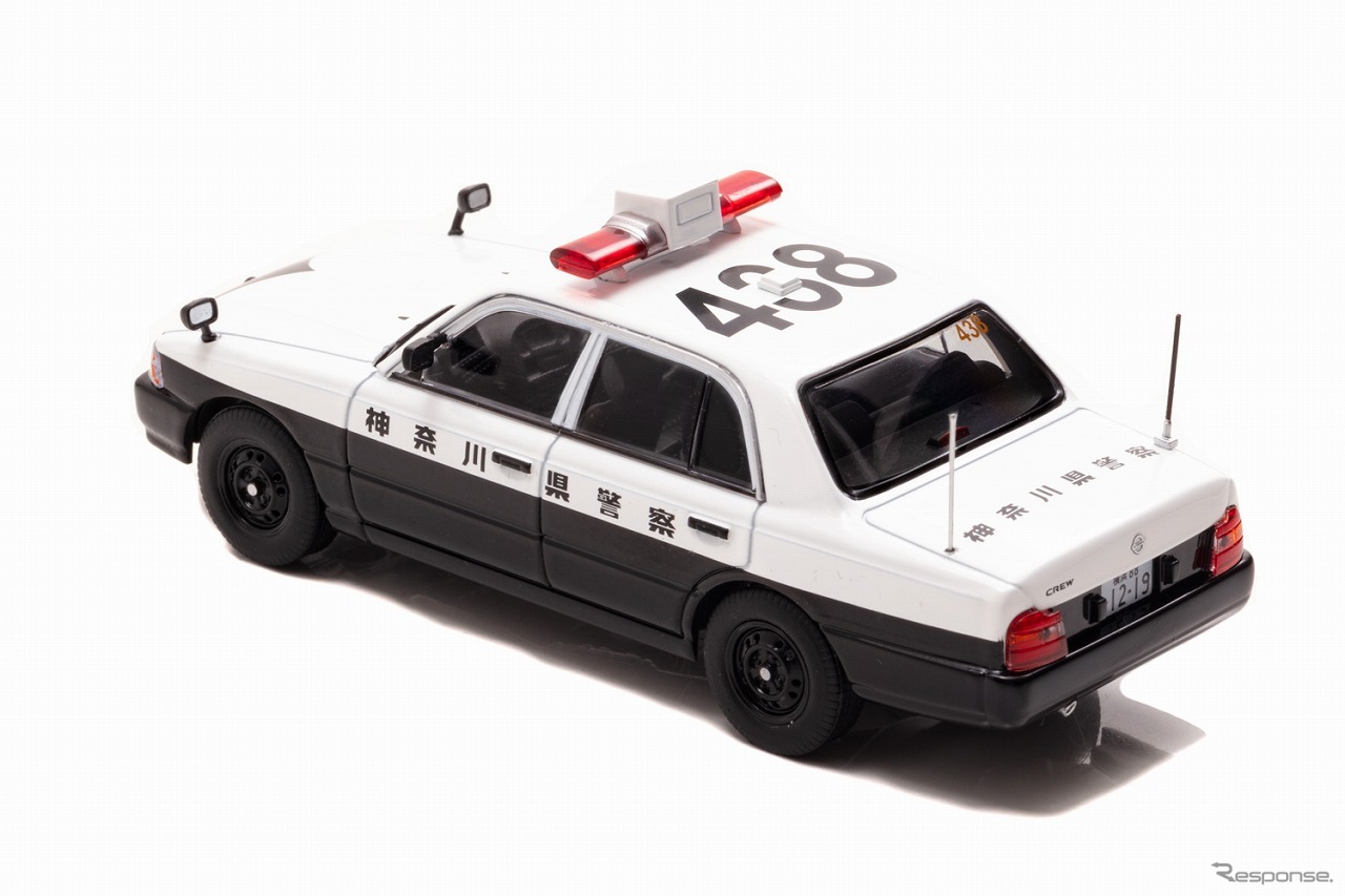日産 クルー 1995 神奈川県警察交通部交通機動隊車両（1/43スケールモデル）