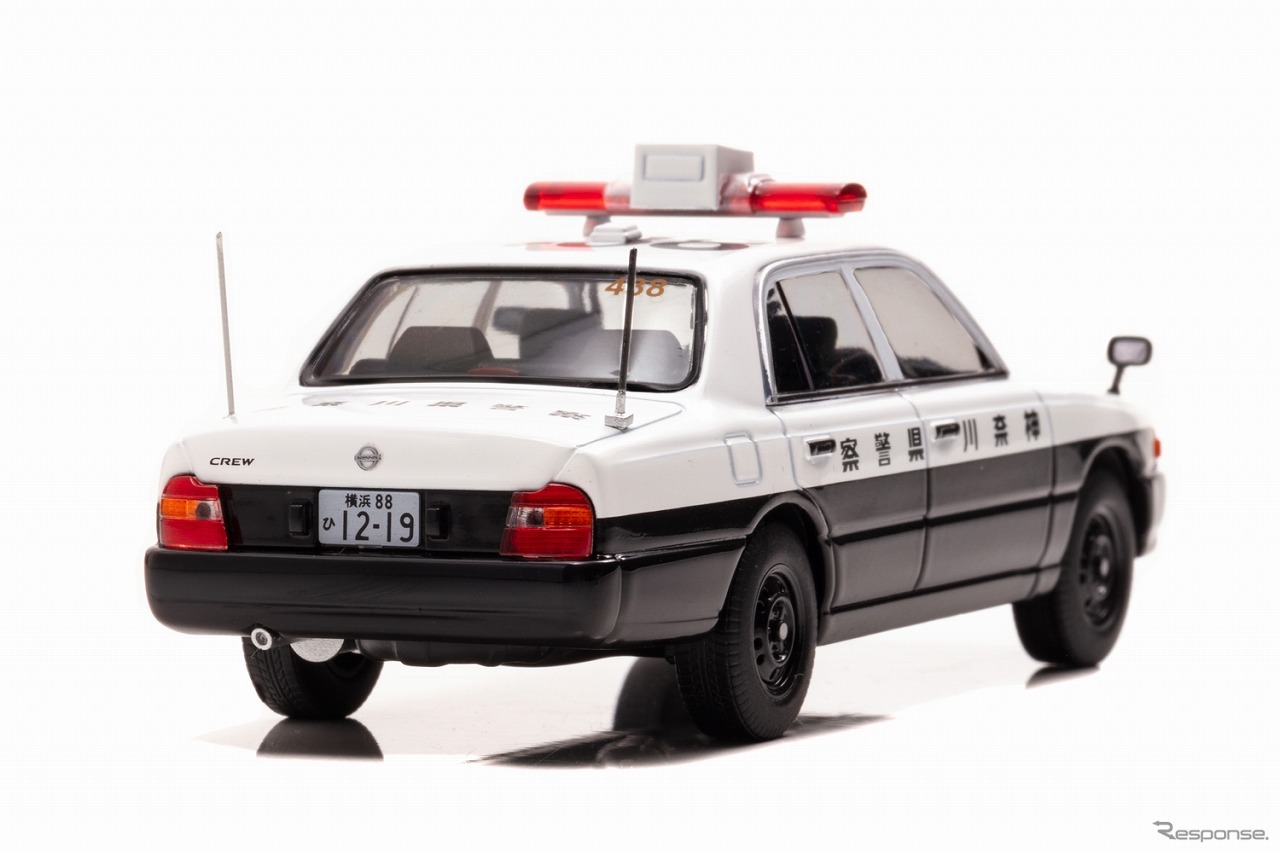日産 クルー 1995 神奈川県警察交通部交通機動隊車両（1/43スケールモデル）