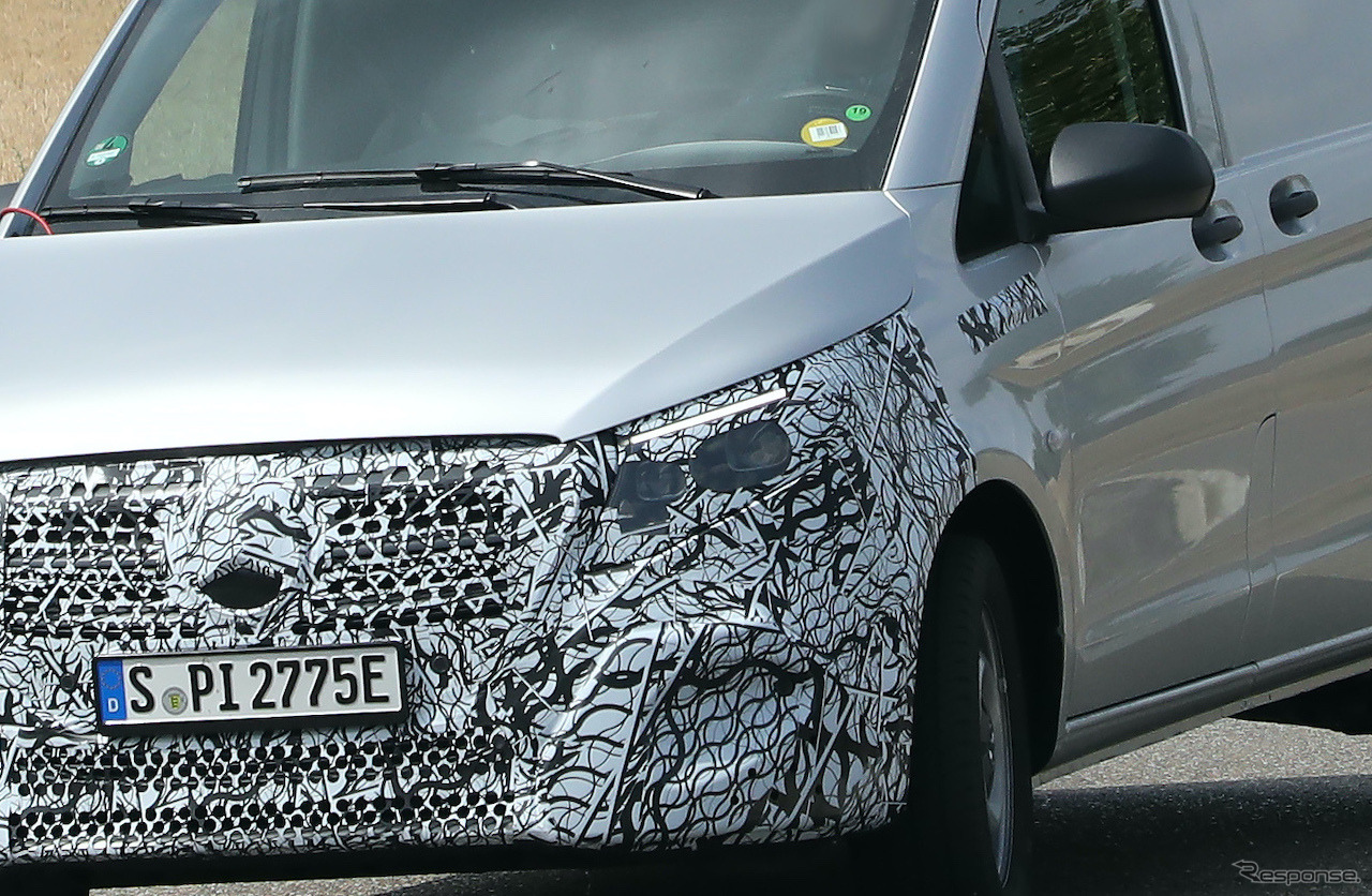 メルセデスベンツ Vito（ヴィート）改良新型プロトタイプ（スクープ写真）