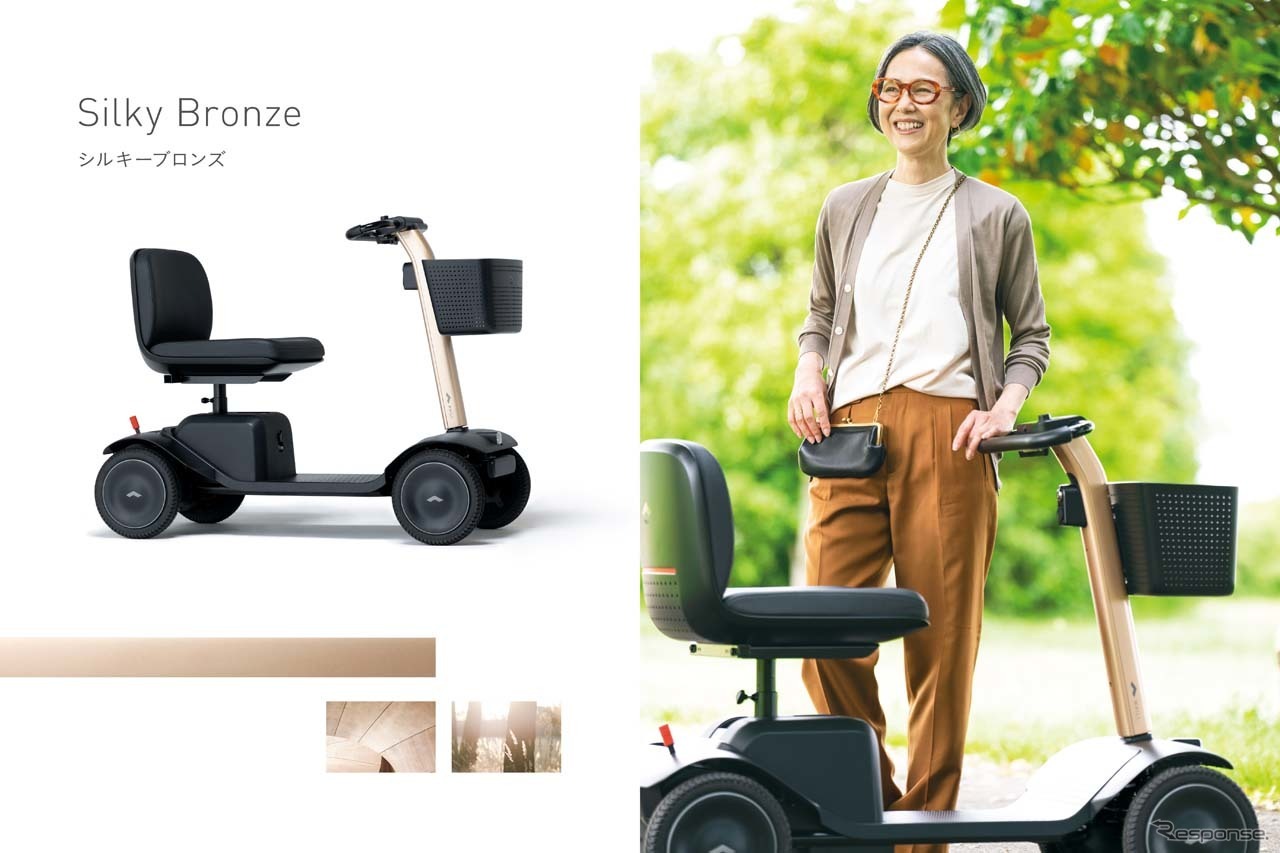 オプションカラーの「シルキーブロンズ」(オプション価格：1万5000円)