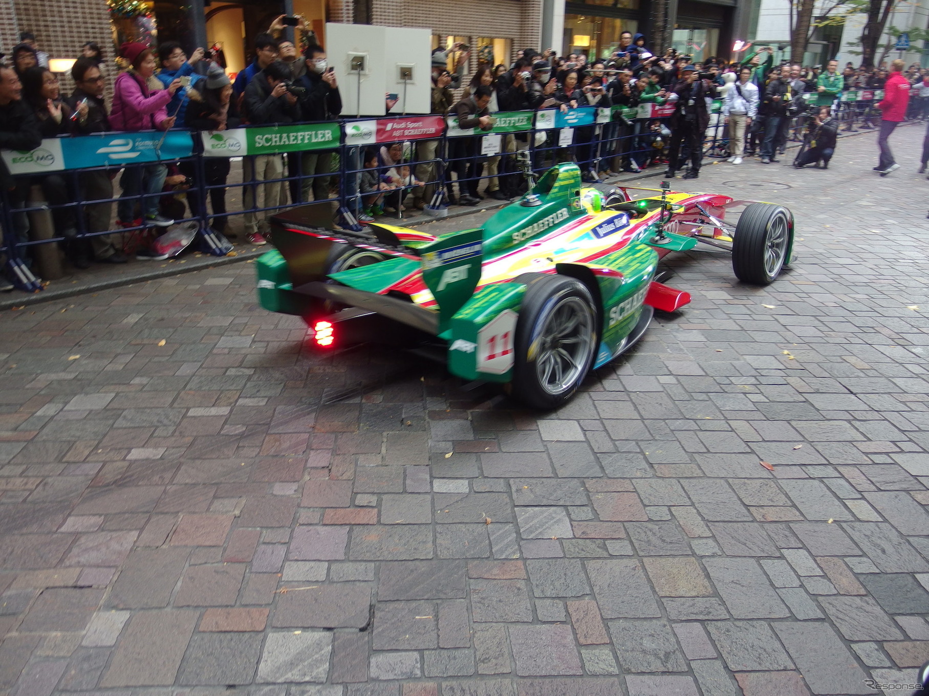 フォーミュラE東京丸の内デモラン（2016年11月23日）