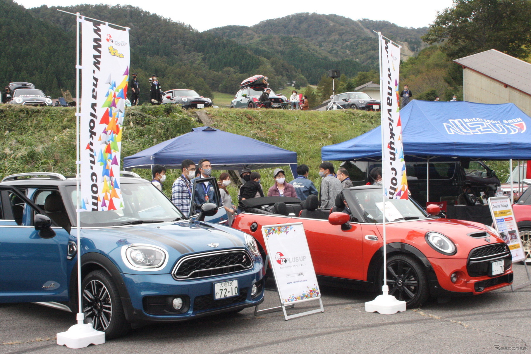 会場に集まった個性的なMINI