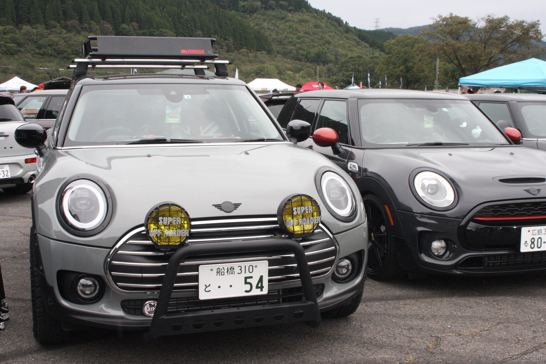 会場に集まった個性的なMINI