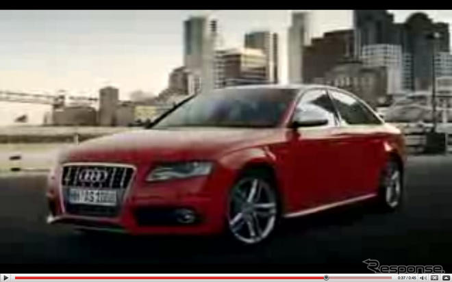 アウディ S4 のCM…プロスキーヤーとの共通点