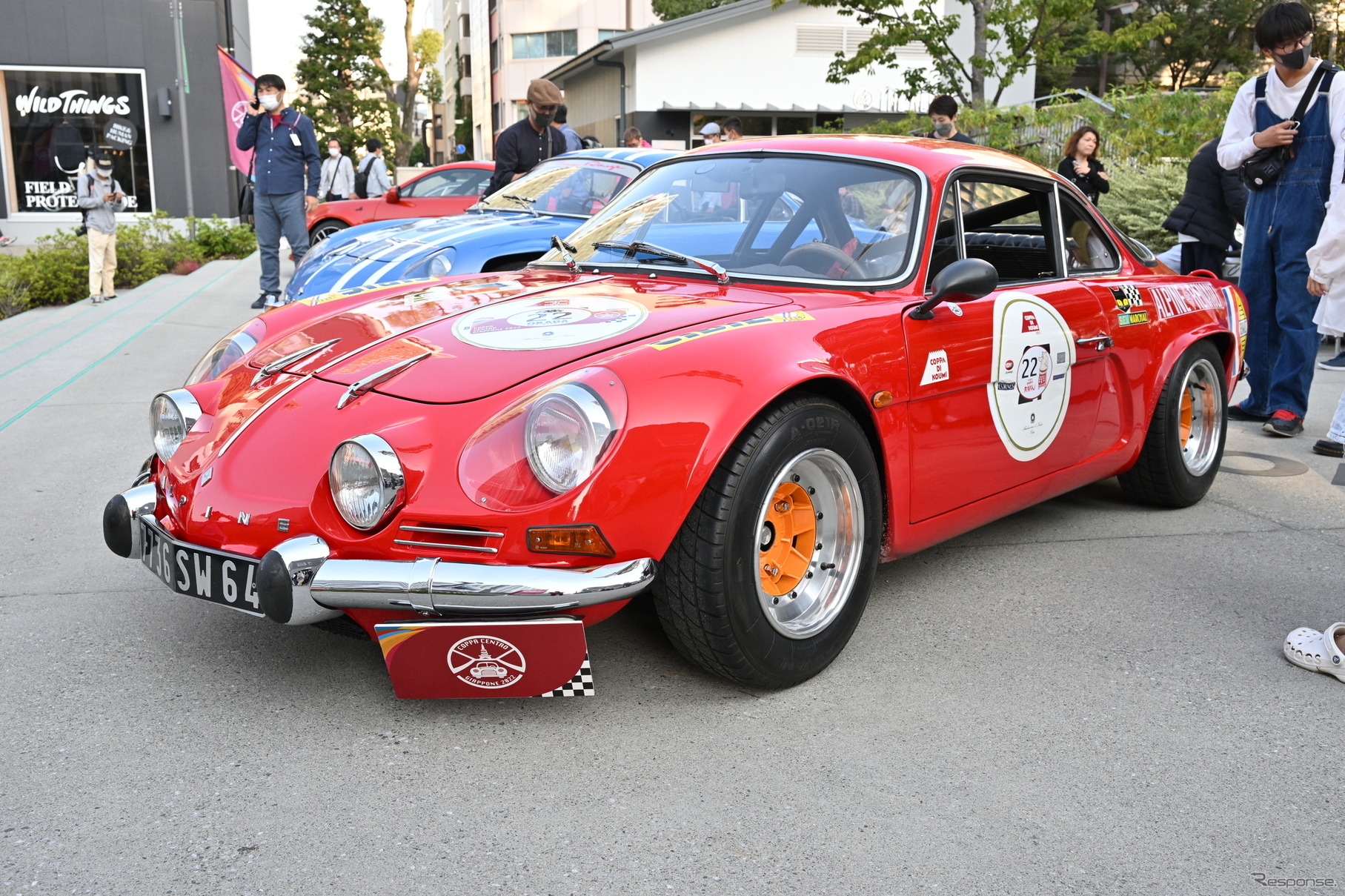 「小粋なフランスのスポーツカー」展の出展車両