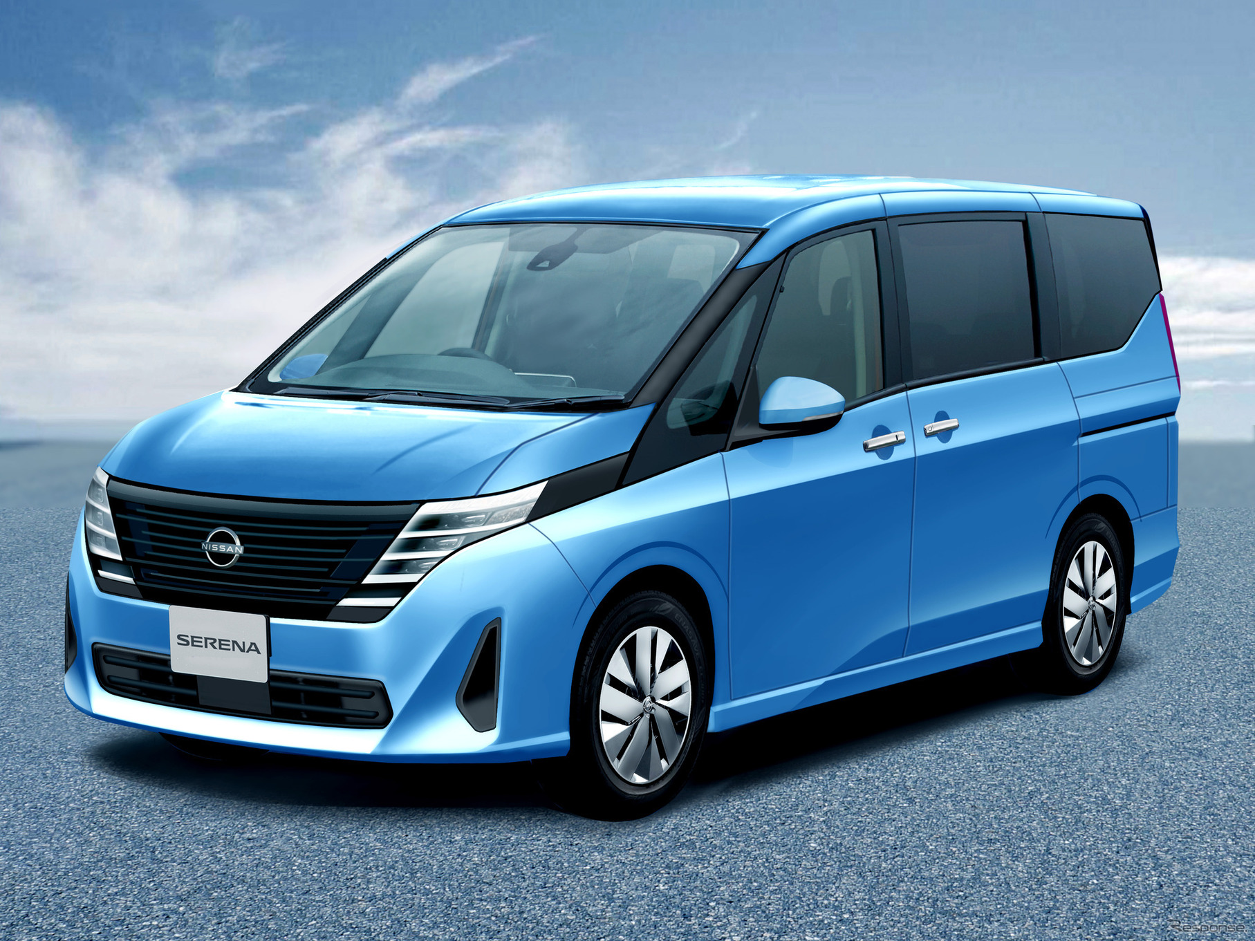 日産 セレナ 新型の予想CG。流出した特許画像からデザインを予想した