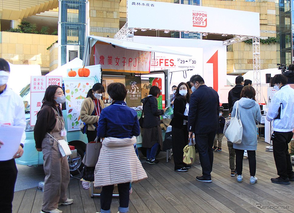 ダイハツ オールインワン移動販売パッケージ「Nibako」（食から日本を考える。NIPPON FOOD SHIFT FES.東京2022）