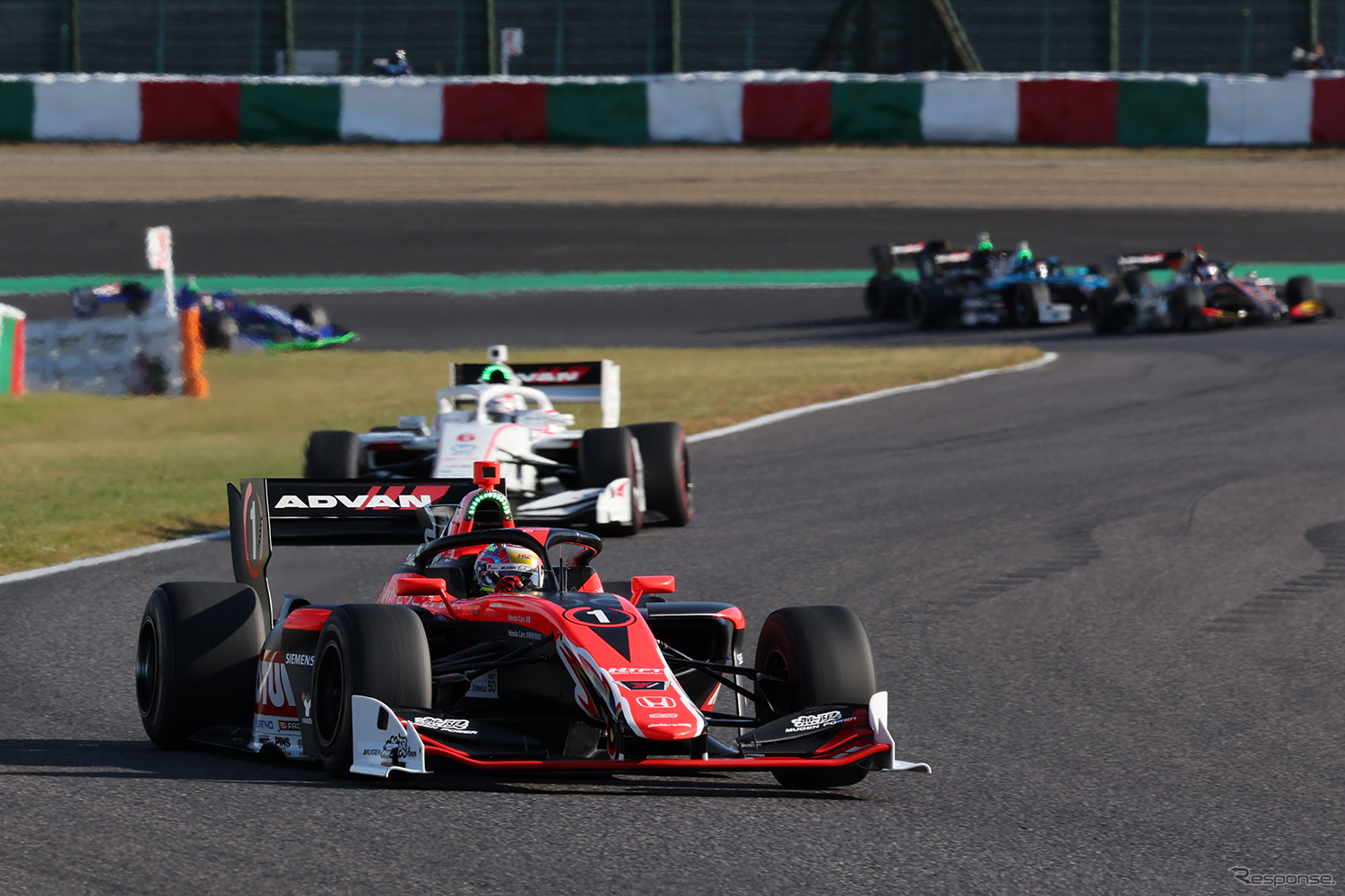 優勝した#1 野尻智紀(TEAM MUGEN)