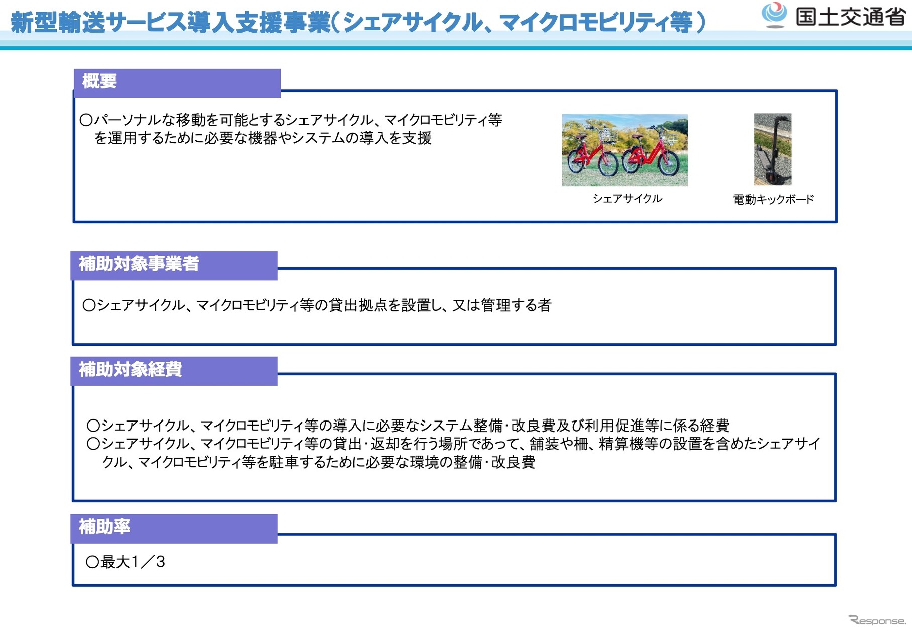 日本版MaaS基盤整備事業の概要
