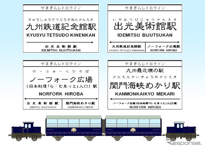 鉄道の線名・駅名にネーミングライツ…北九州レトロ列車