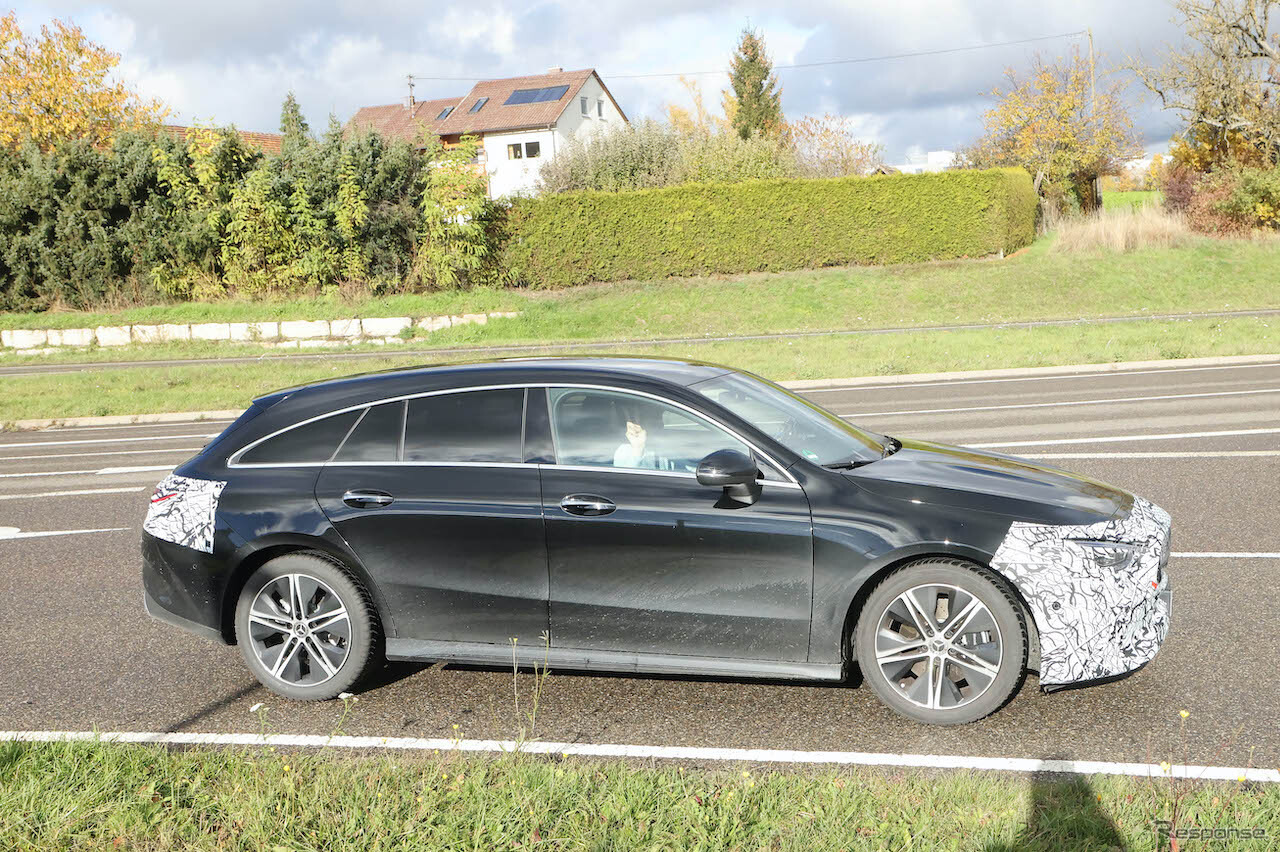 メルセデスベンツ CLA シューティングブレーク 改良新型プロトタイプ（スクープ写真）