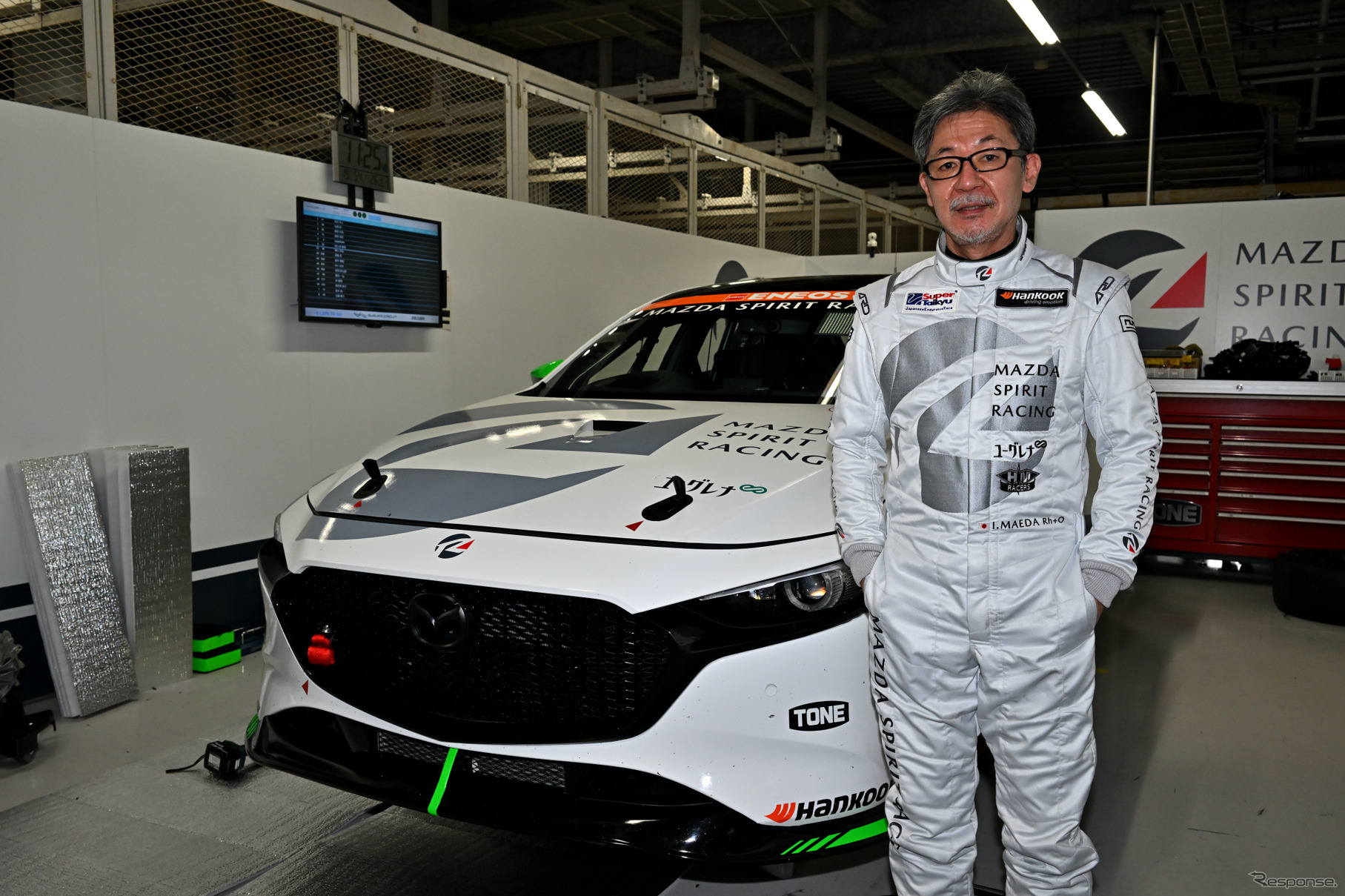 55号車MAZDA SPIRIT RACING MAZDA3 Bio concept