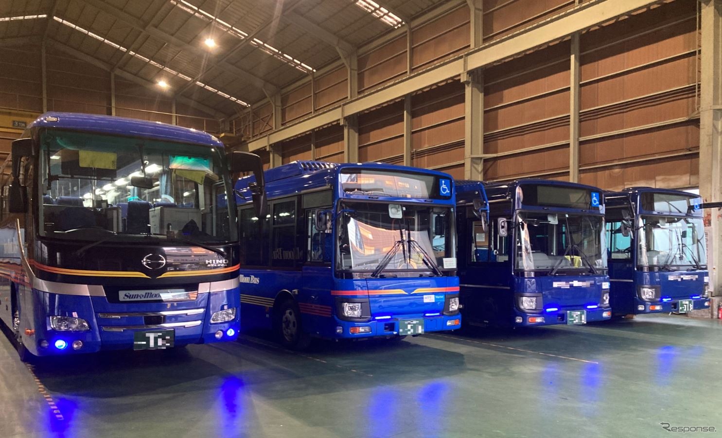大新東が保有するバス