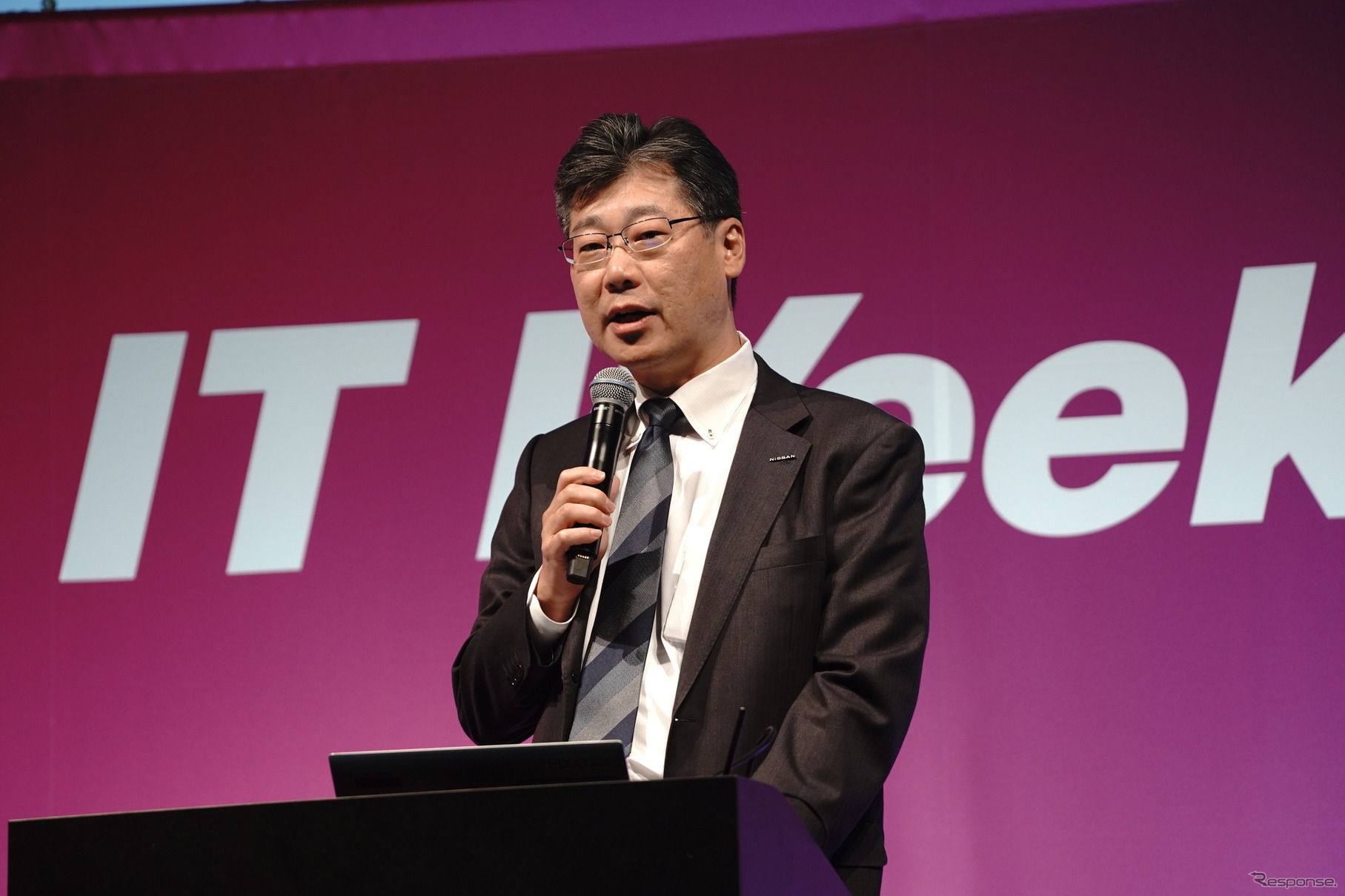 日産自動車の車両生産技術開発本部で生産技術研究開発センター部長を務める住真夫氏