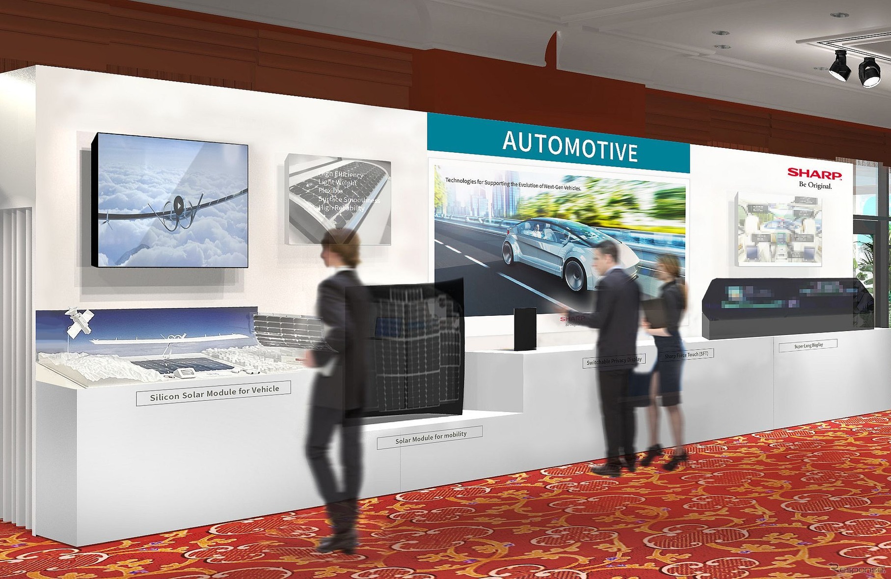 シャープのCES 2023のブースイメージ