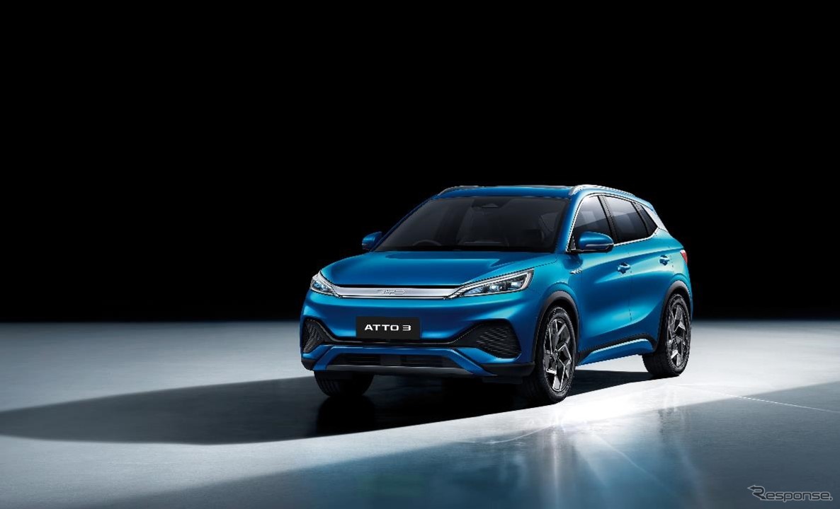 BYDが日本市場に投入するEV「ATTO 3」