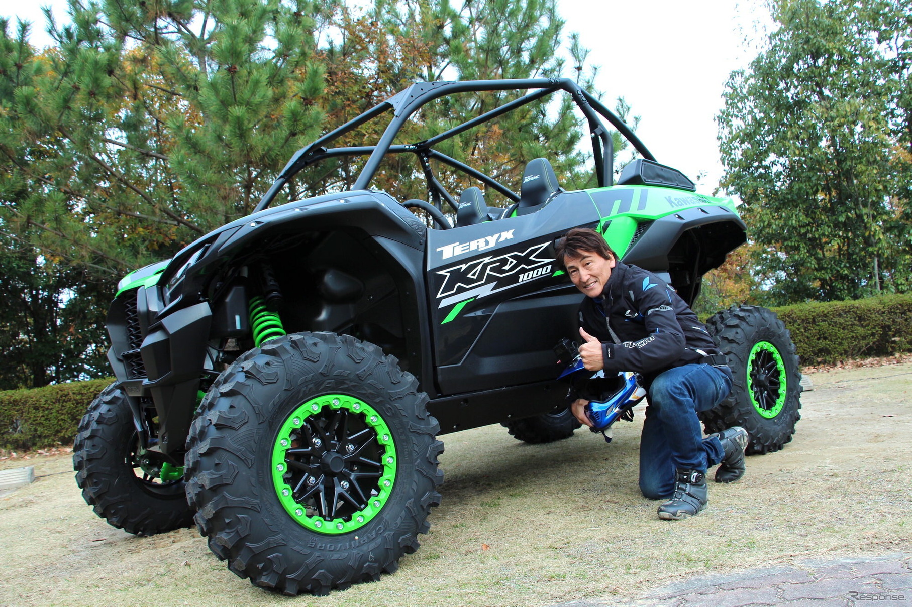 カワサキ TERYX KRX 1000と丸山浩氏