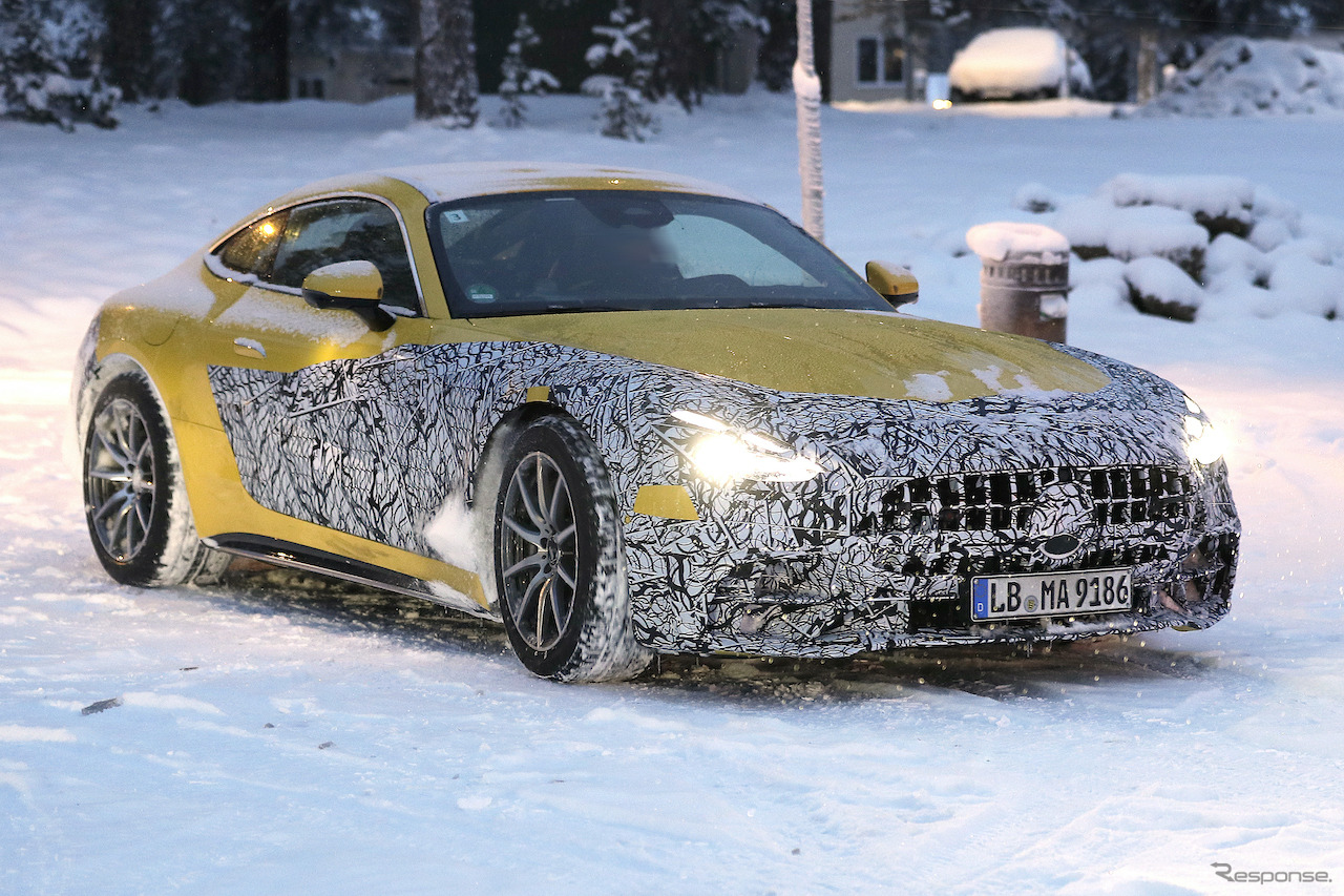 メルセデス AMG GT 次期型プロトタイプ（スクープ写真）