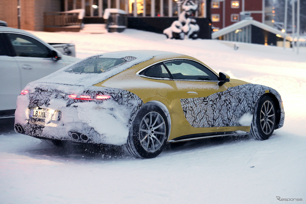 メルセデス AMG GT 次期型プロトタイプ（スクープ写真）