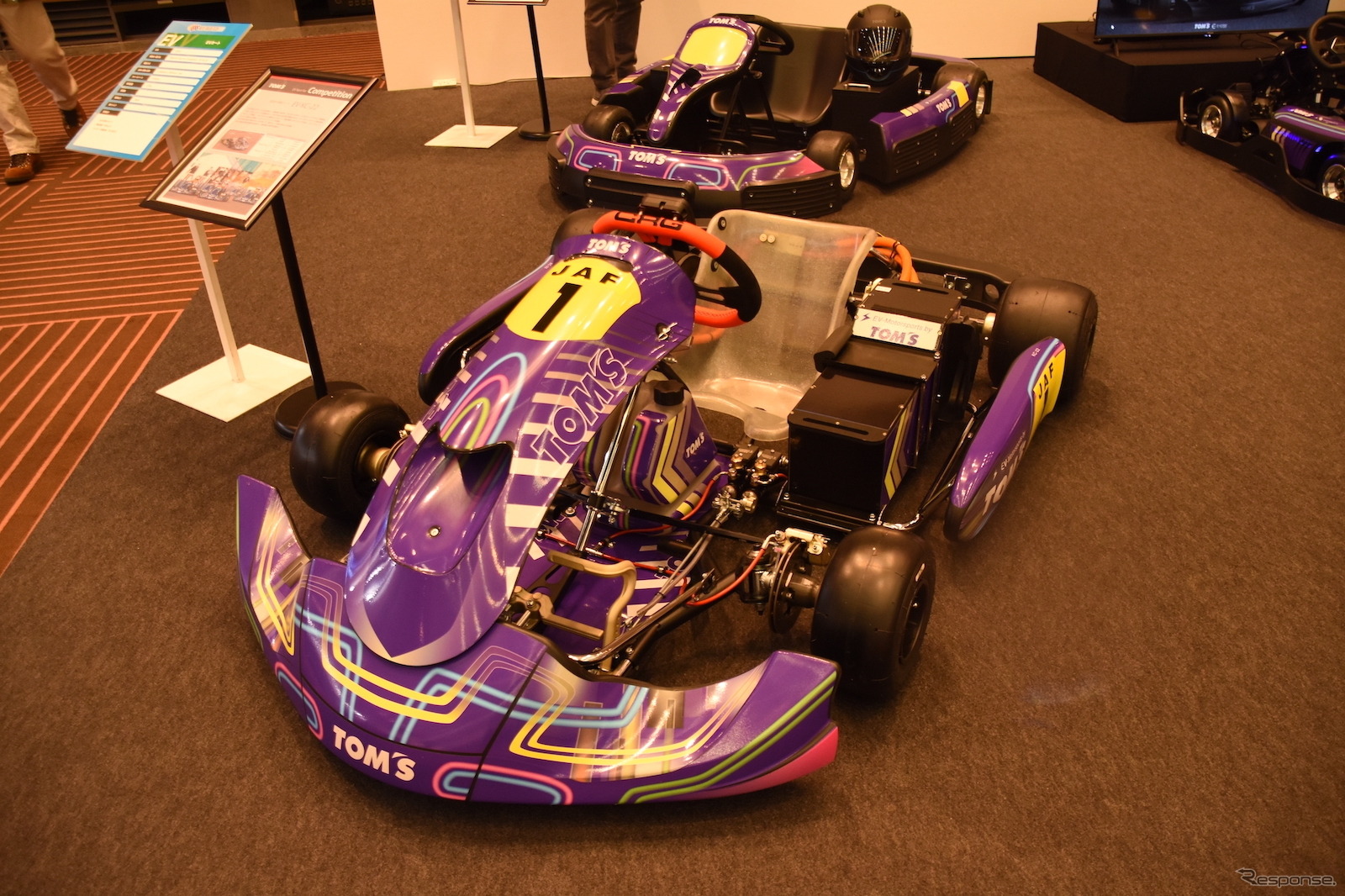 TOM'S EV Kart for Competition
