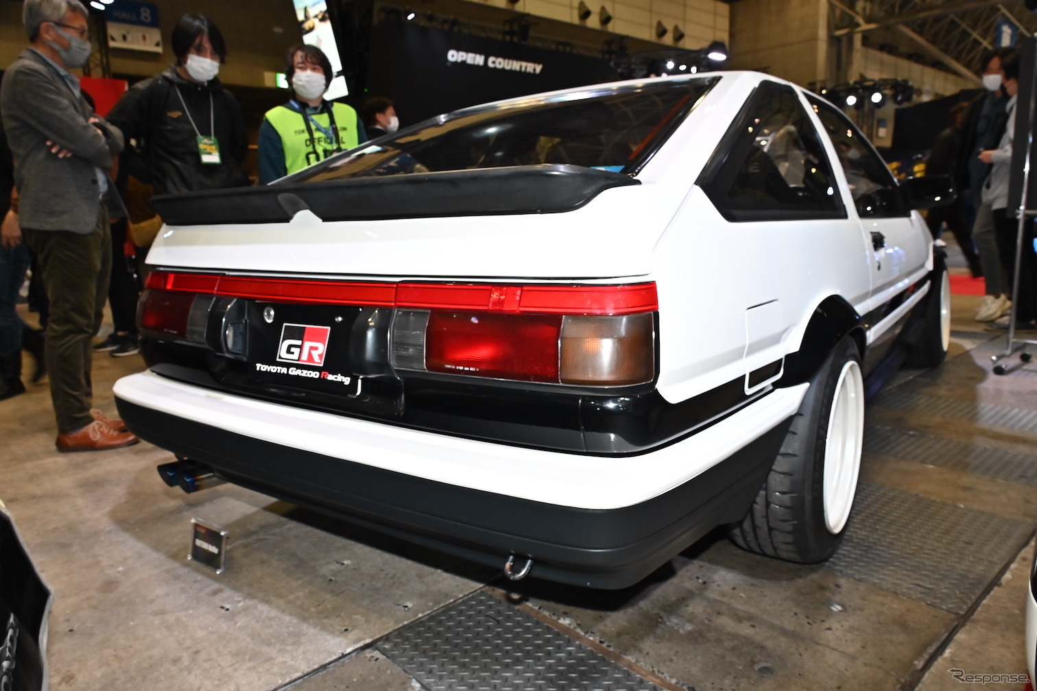 佐々木雅弘選手のトヨタ スプリンタートレノ AE86（東京オートサロン2023）