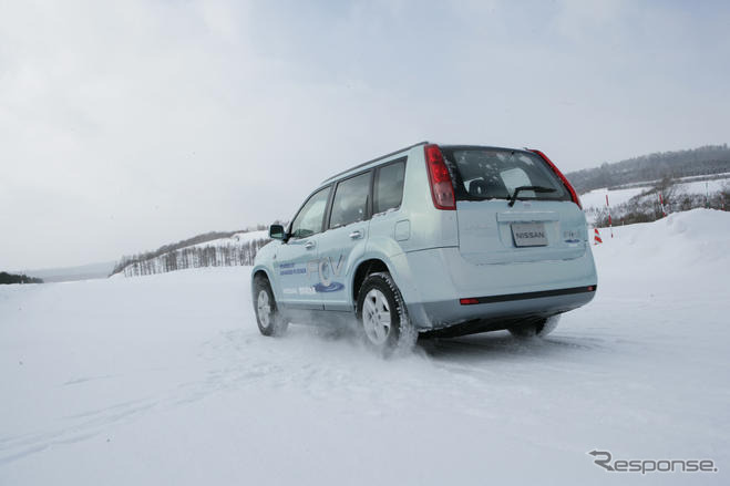 日産、新開発の 燃料電池スタック 搭載車両で寒冷地テストを開始