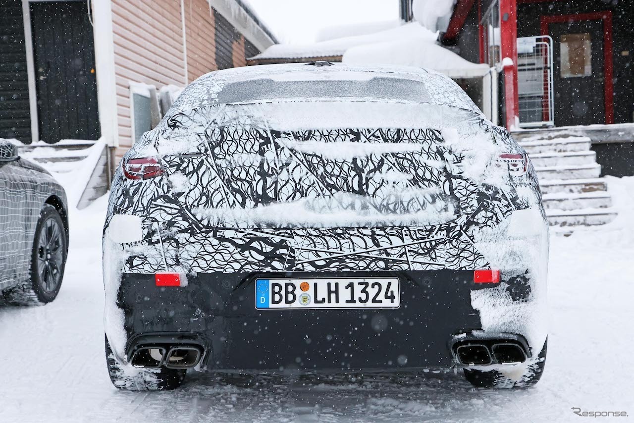 メルセデスAMG GLC63クーペ プロトタイプ（スクープ写真）