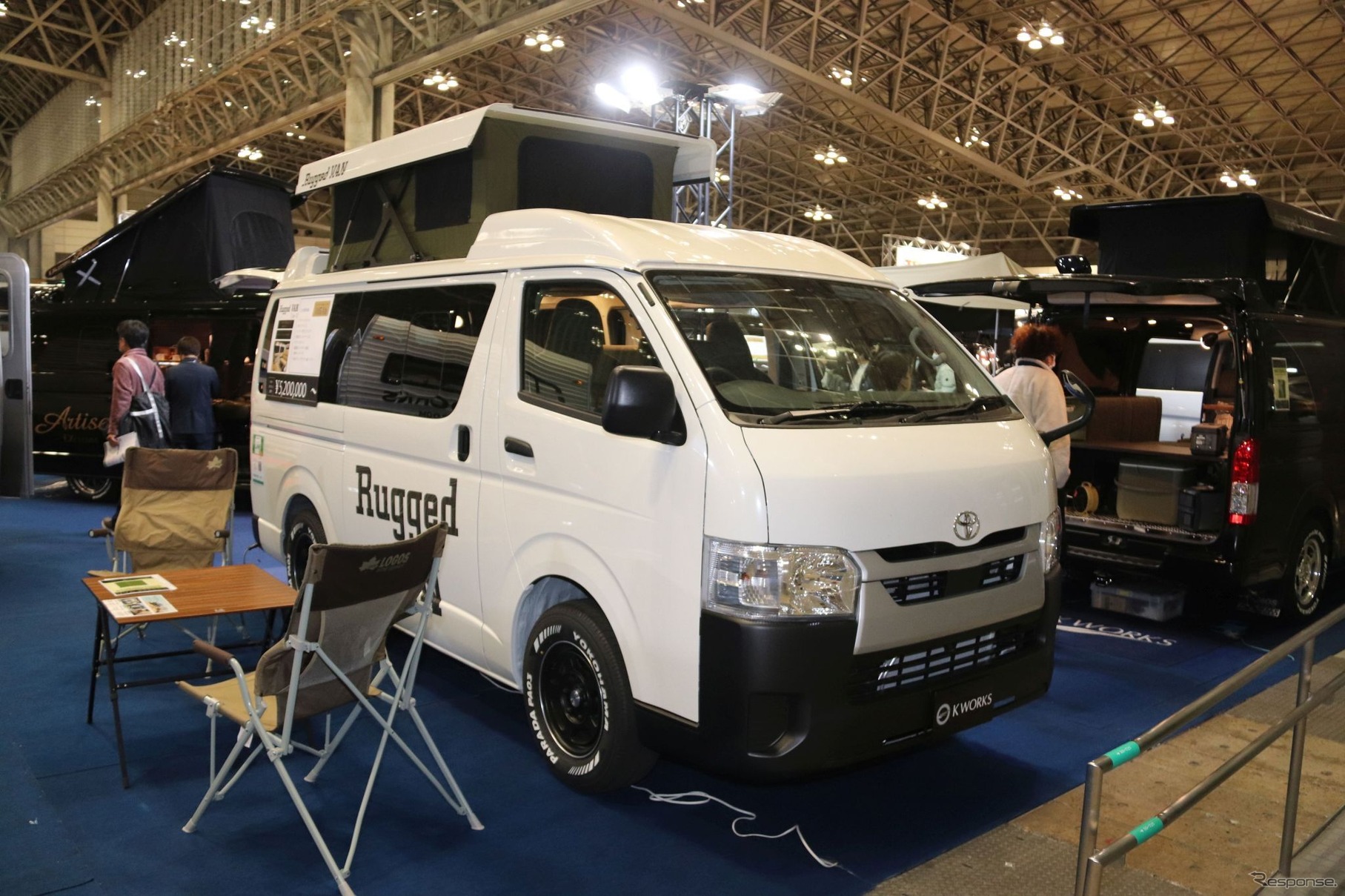 ジャパンキャンピングカーショー2023：ケイワークス RUGGED VAN