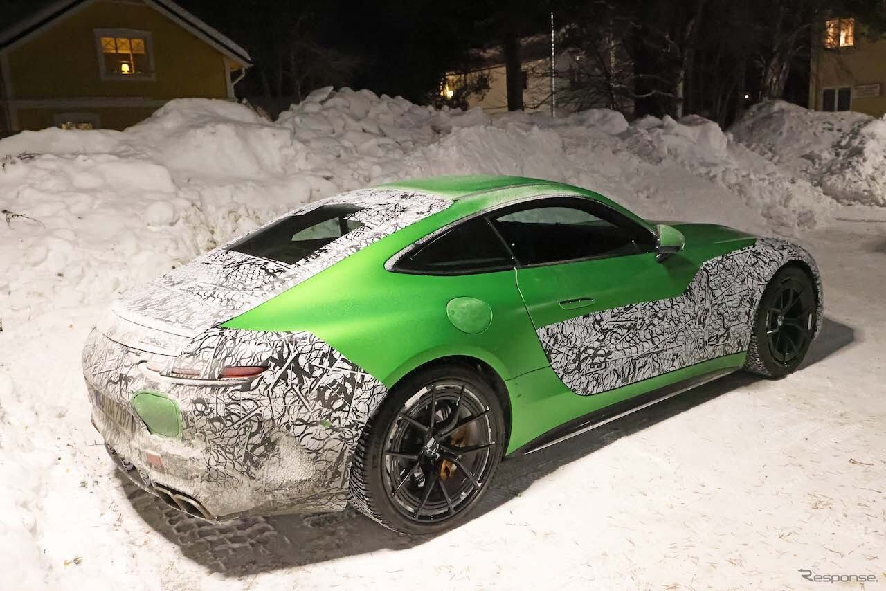 メルセデスAMG GTクーペ 次期型プロトタイプ（スクープ写真）
