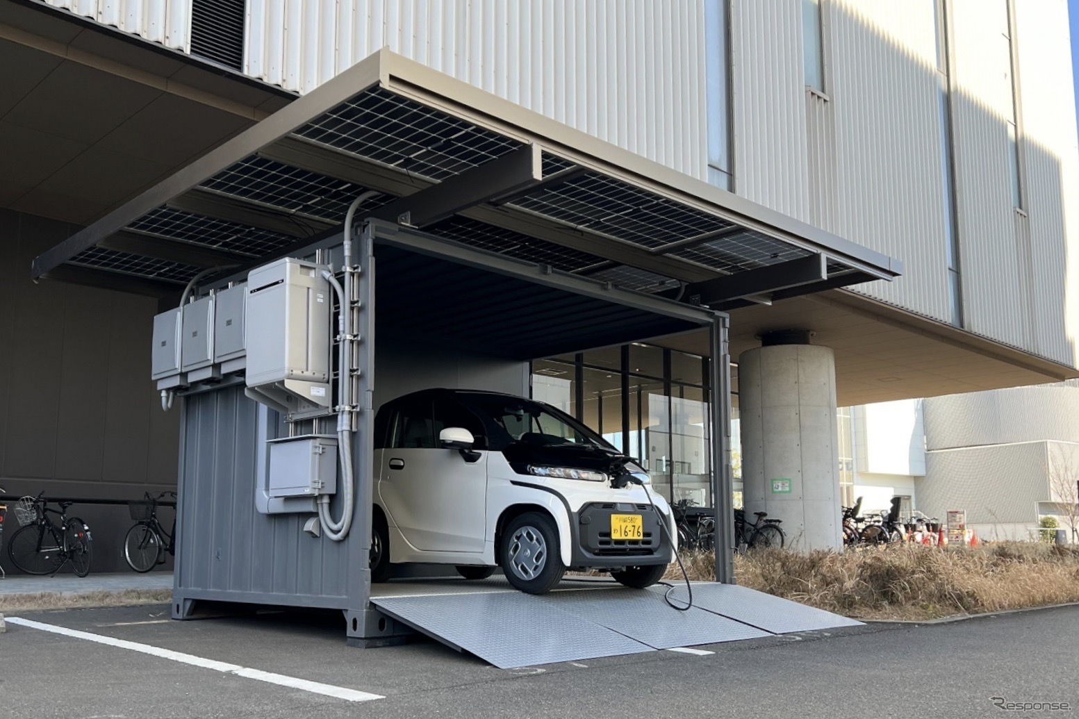 マルチモビリティステーション「E-Cube」