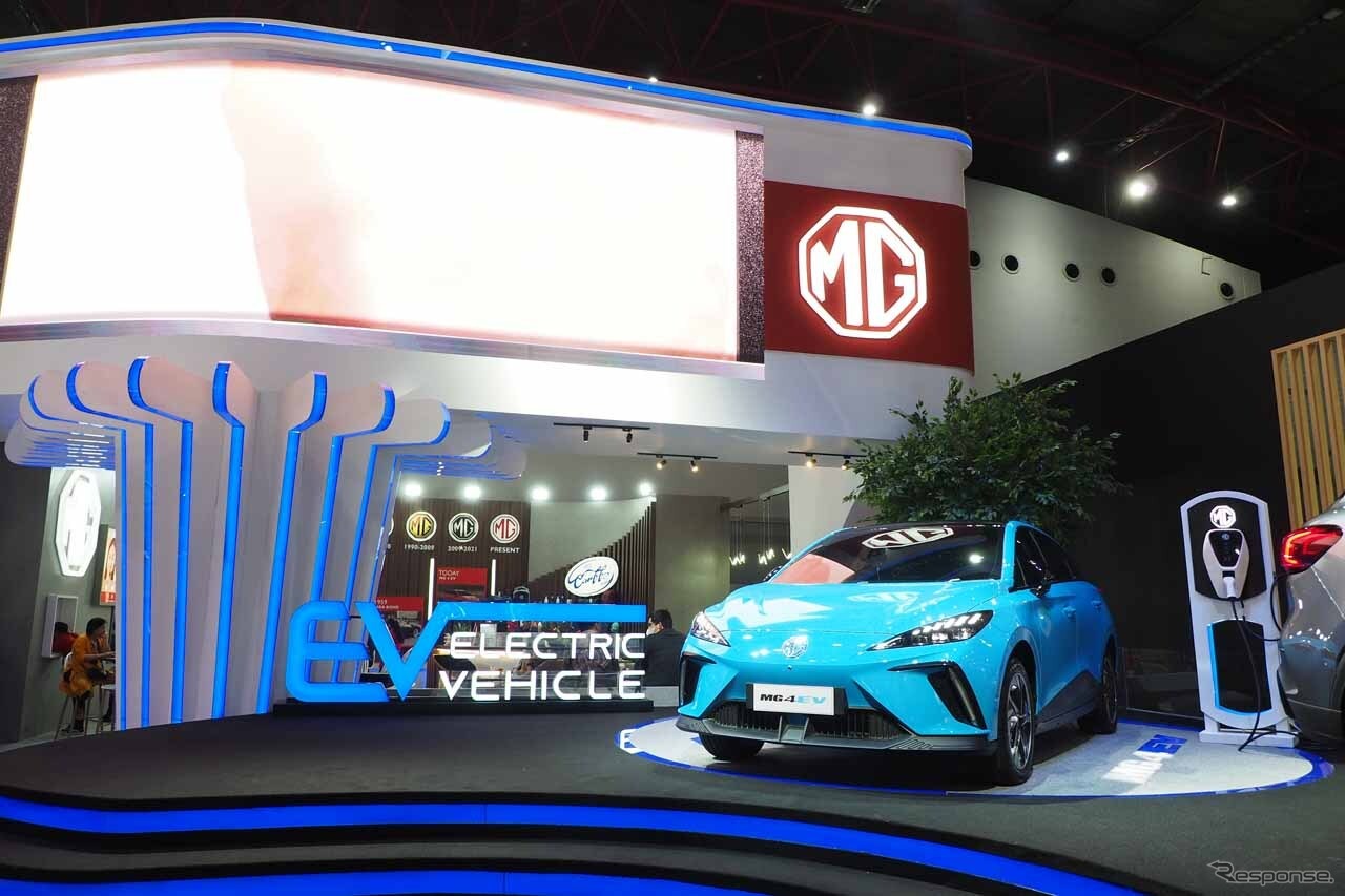 IIMS 2023でインドネシア販売が発表された「MG4 EV」