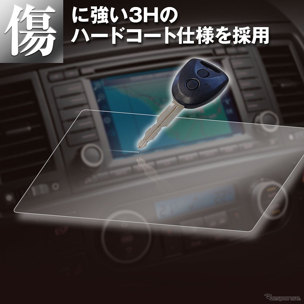 傷に強い3Hハードコート仕様を採用