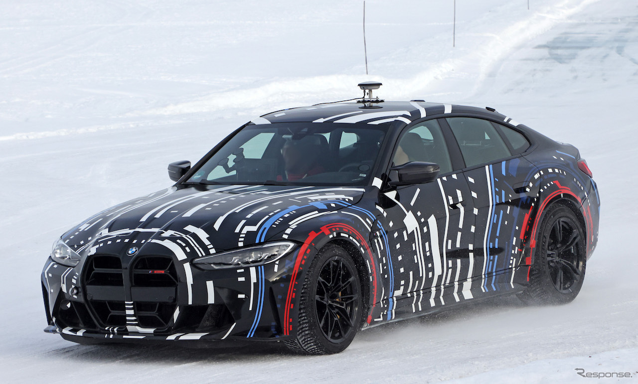 BMW Mが開発する高性能4モーターEVのプロトタイプ（スクープ写真）