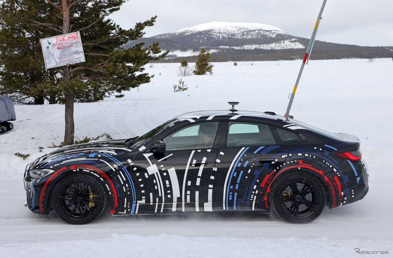 BMW Mが開発する高性能4モーターEVのプロトタイプ（スクープ写真）