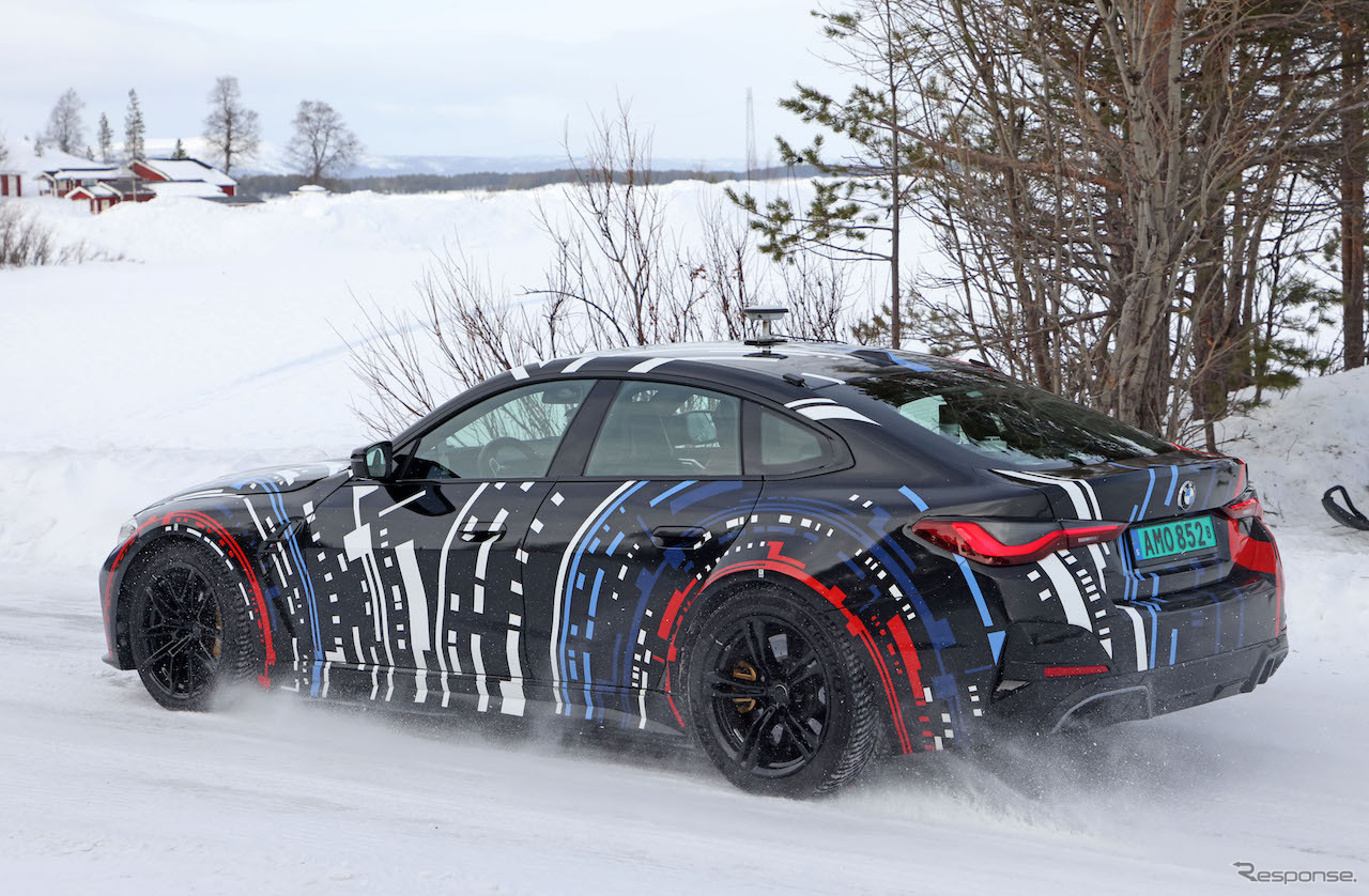 BMW Mが開発する高性能4モーターEVのプロトタイプ（スクープ写真）