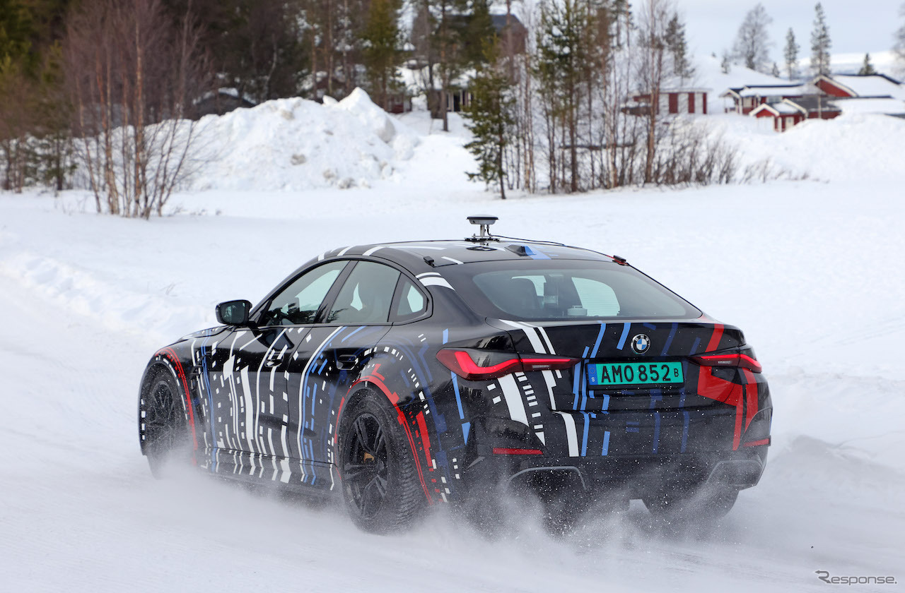 BMW Mが開発する高性能4モーターEVのプロトタイプ（スクープ写真）
