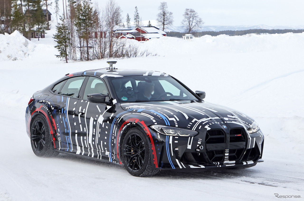 BMW Mが開発する高性能4モーターEVのプロトタイプ（スクープ写真）
