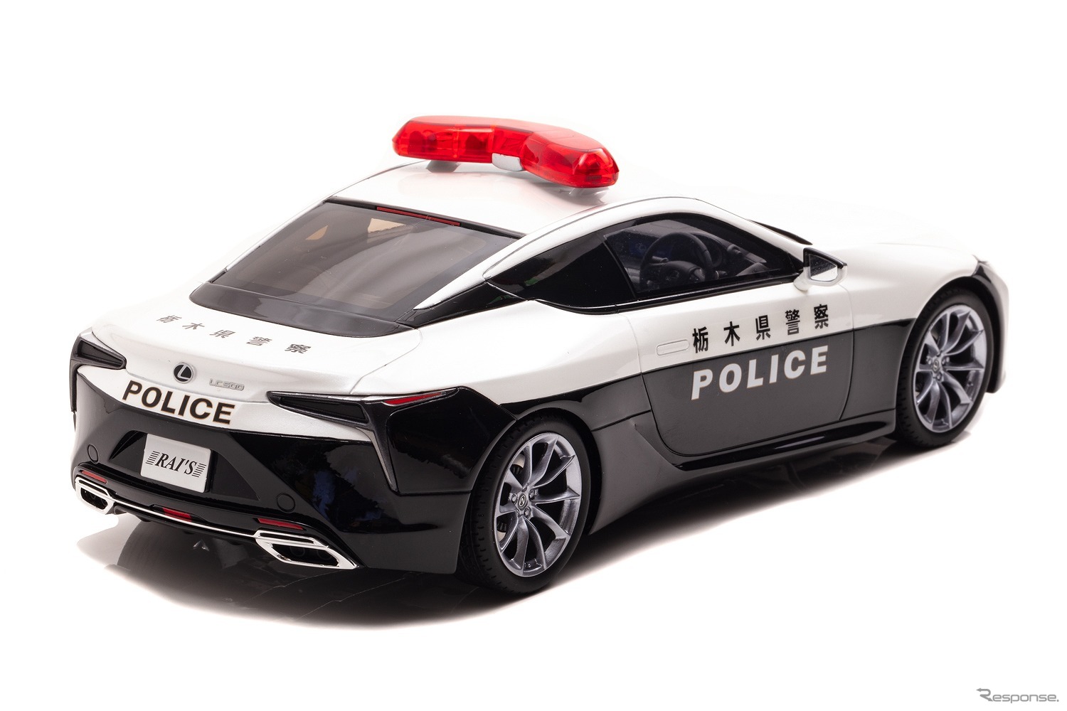 レクサス LC500（URZ100）2020 栃木県警察交通部交通機動隊車両（1/18スケール）