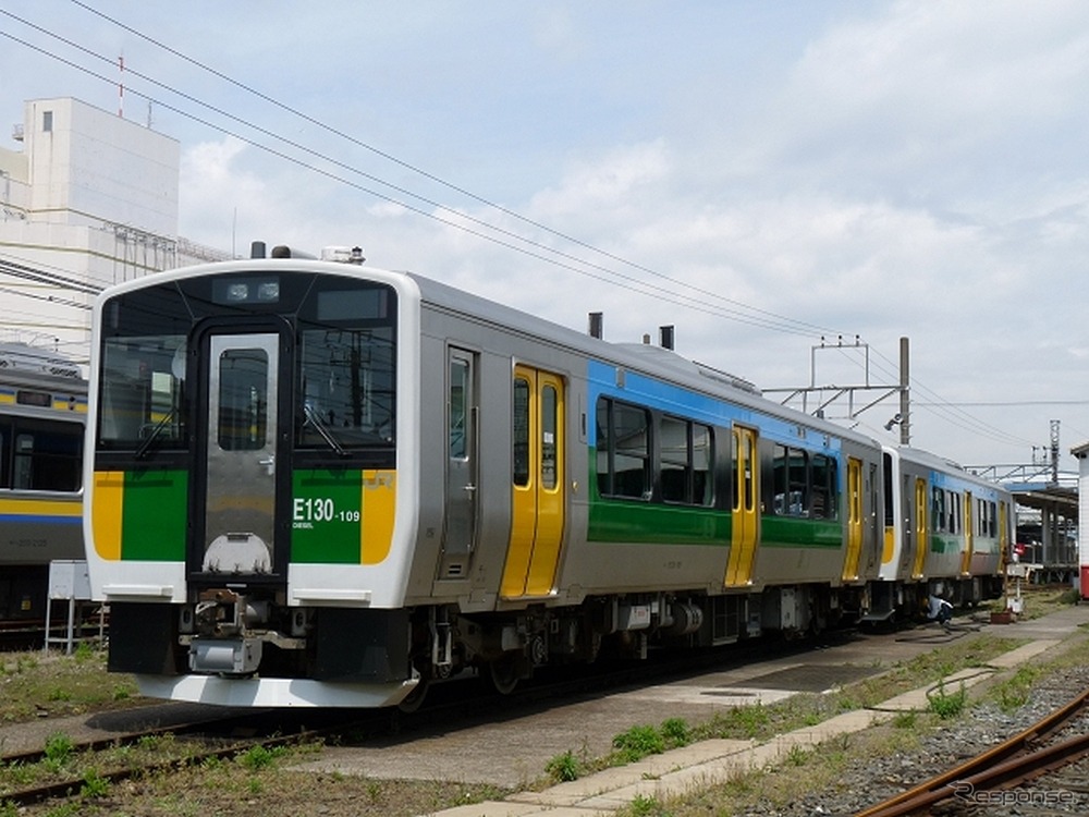 2012年から久留里線で運用されているキハE130形100番台。